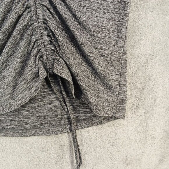 ACTIV 8 Activewear Tank Top SMALL(4-6) Gray Knit Gym Casual Drawstring - Picture 11 of 11